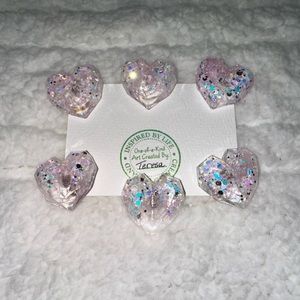 Handmade Heart Magnets